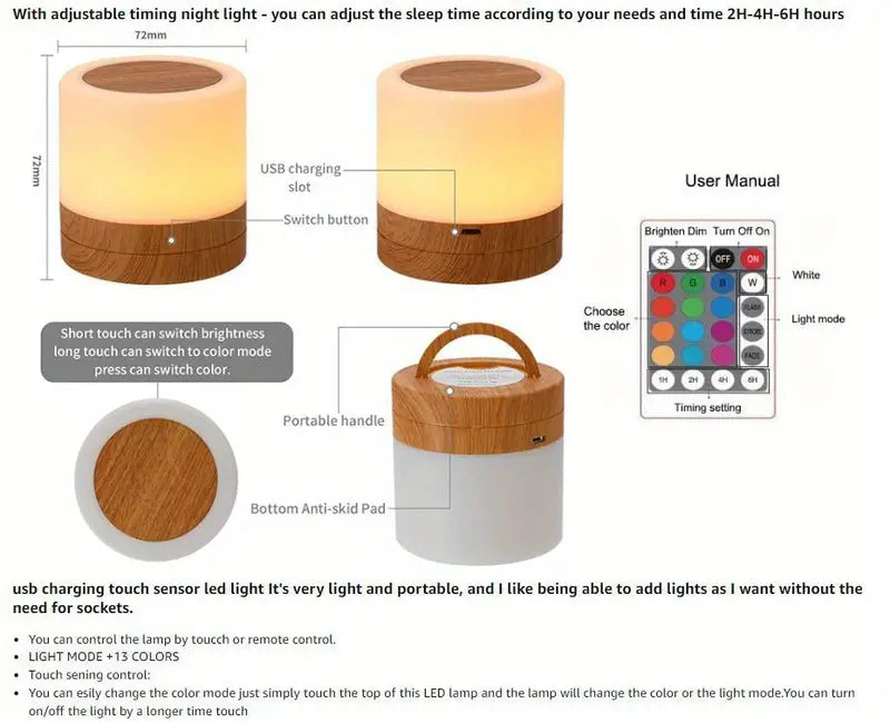 The Club's Dimmable Baby Night Light